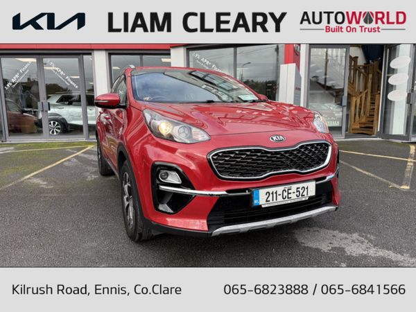Kia Sportage MPV, Diesel, 2021, Red