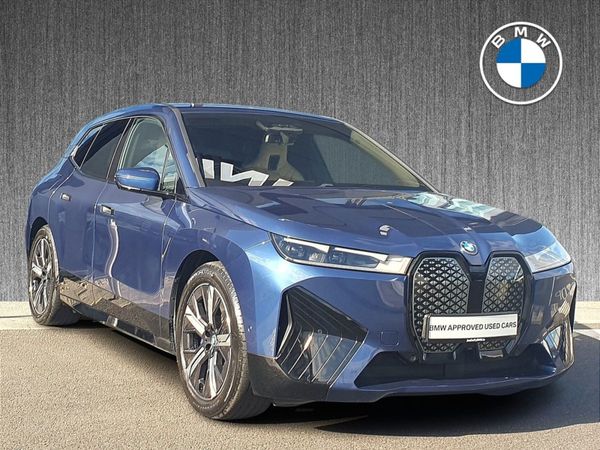 BMW iX SUV, Electric, 2022, Blue