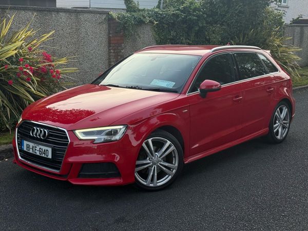 Audi A3 Hatchback, Diesel, 2018, Red