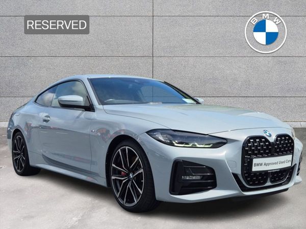 BMW 4-Series Coupe, Diesel Hybrid, 2021, Grey