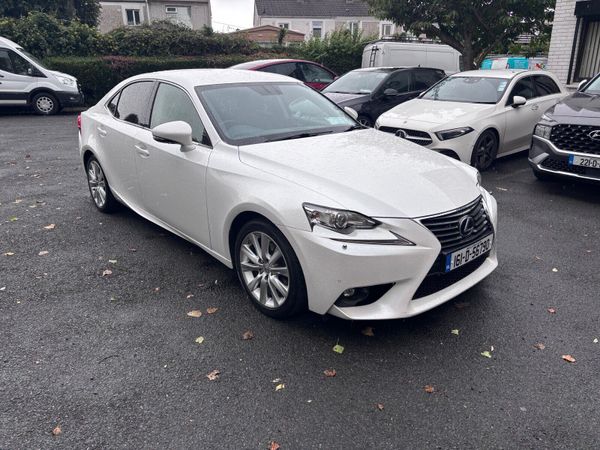 Lexus IS Saloon, Petrol Hybrid, 2016, White