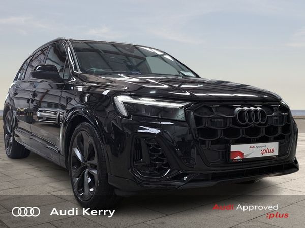 Audi Q7 SUV, Petrol Plug-in Hybrid, 2024, Black