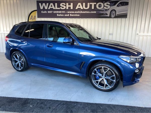 BMW X5 Estate, Petrol Hybrid, 2021, Blue