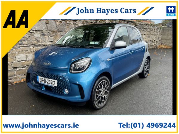 Smart Forfour Hatchback, Electric, 2021, Blue