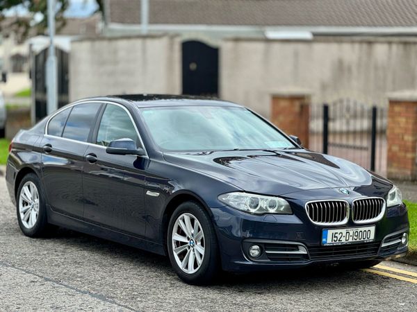 BMW 5-Series Saloon, Diesel, 2015, Blue
