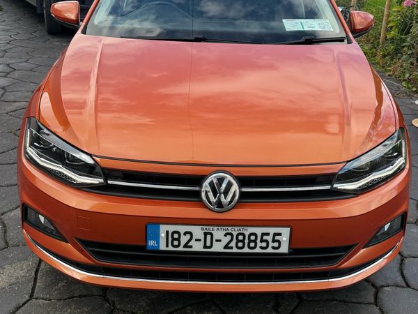 Volkswagen Polo Hatchback, Petrol, 2018, Orange