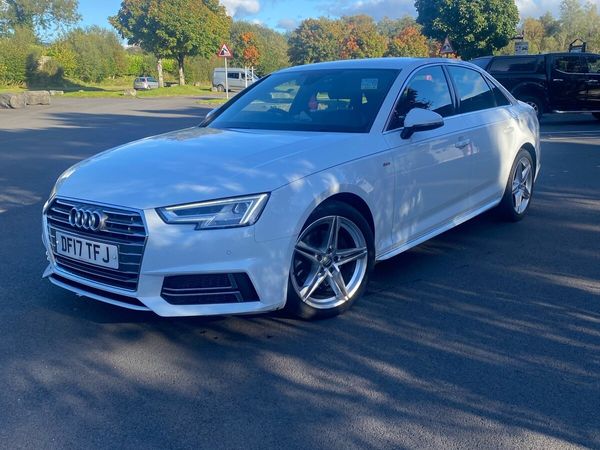 Audi A4 Saloon, Diesel, 2017, White