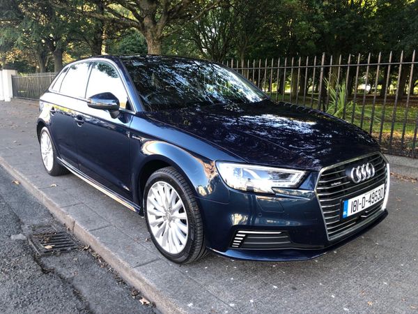 Audi A3 Hatchback, Petrol Plug-in Hybrid, 2018, Blue