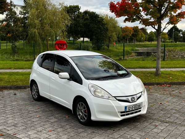 Honda Fit Hatchback, Petrol Hybrid, 2012, White