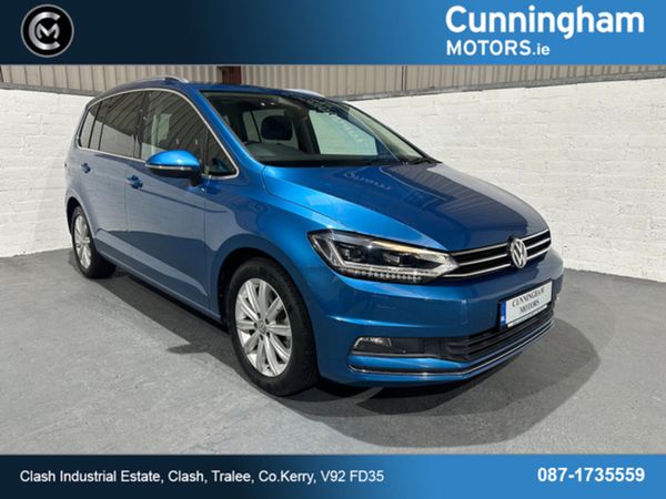Volkswagen Touran Estate, Petrol, 2017, Blue