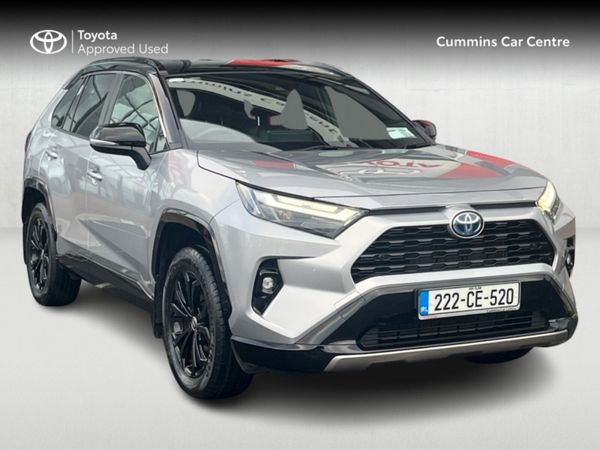 Toyota RAV4 SUV, Petrol Hybrid, 2022, Silver
