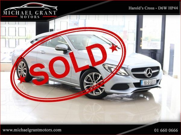 Mercedes-Benz C-Class Coupe, Diesel, 2016, Silver