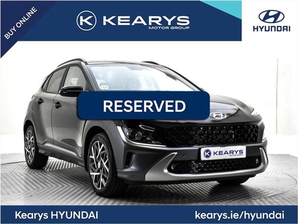 Hyundai KONA Crossover, Petrol Hybrid, 2022, Black