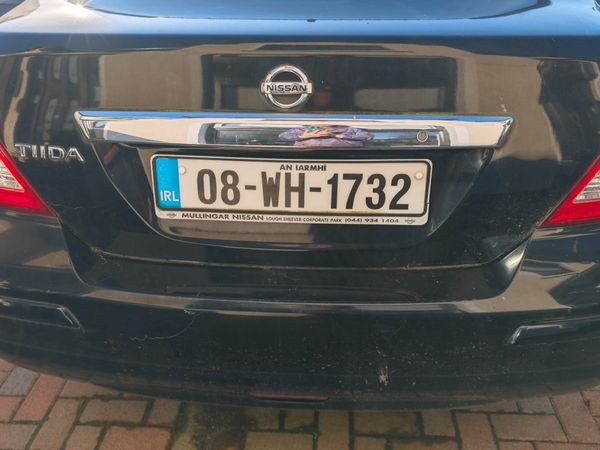 Nissan Tiida Saloon, Petrol, 2008, Black