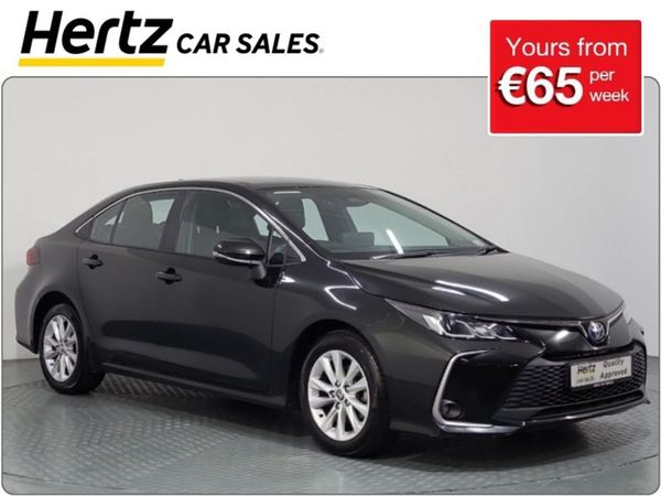 Toyota Corolla Saloon, Petrol Hybrid, 2023, Black