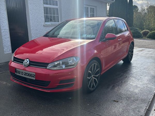 Volkswagen Golf Hatchback, Diesel, 2013, Red