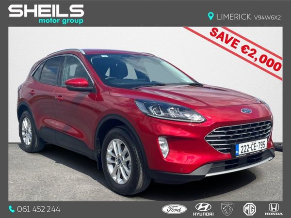 Ford Kuga SUV, Petrol Plug-in Hybrid, 2022, Red