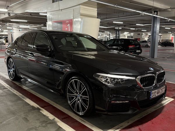 BMW 5-Series Saloon, Petrol Plug-in Hybrid, 2018, Black