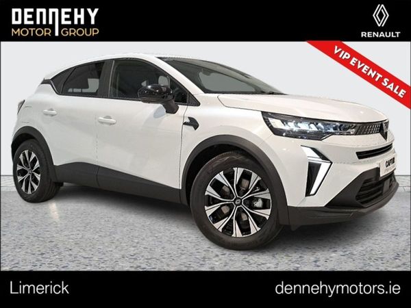 Renault Captur Crossover, Petrol Hybrid, 2025, White