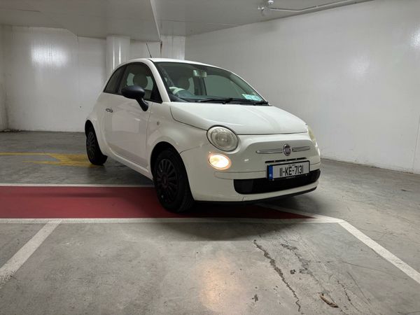 Fiat 500 Hatchback, Petrol, 2011, White