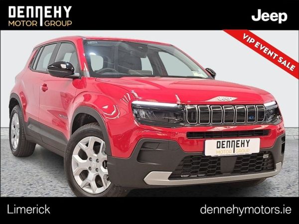 Jeep Avenger SUV, Electric, 2025, Red