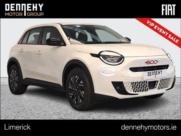 Fiat 600 Hatchback, Electric, 2025, White