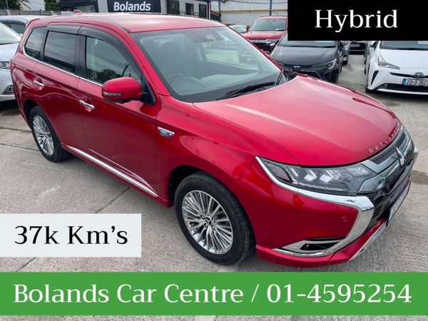 Mitsubishi Outlander SUV, Petrol Plug-in Hybrid, 2019, Red