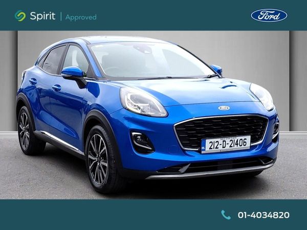 Ford Puma MPV, Petrol Hybrid, 2021, Blue
