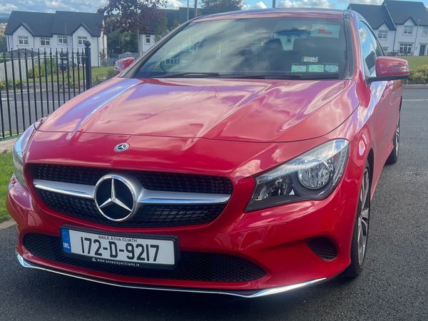 Mercedes-Benz CLA Saloon, Petrol, 2017, Red