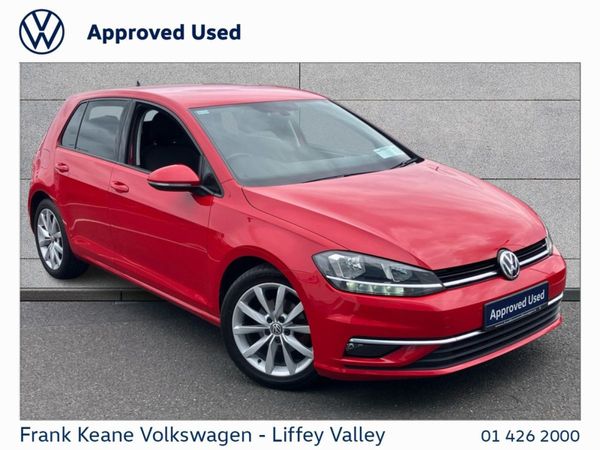 Volkswagen Golf Hatchback, Petrol, 2018, Red