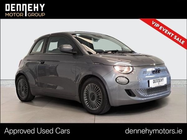 Fiat 500 Hatchback, Electric, 2022, Grey