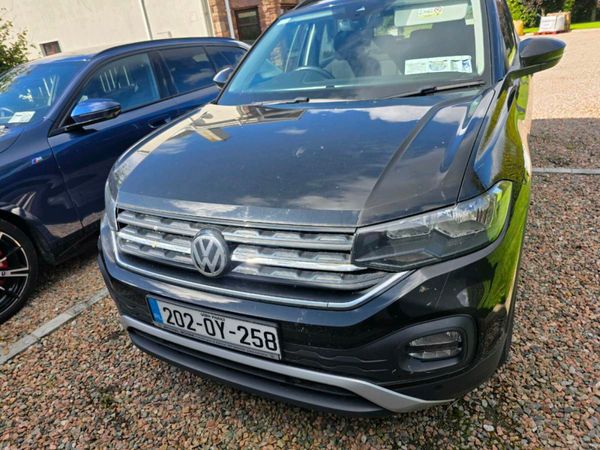Volkswagen T-Cross Estate/Jeep, Petrol, 2020, Black