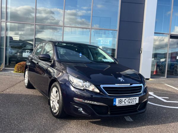 Peugeot 308 Hatchback, Diesel, 2018, Blue
