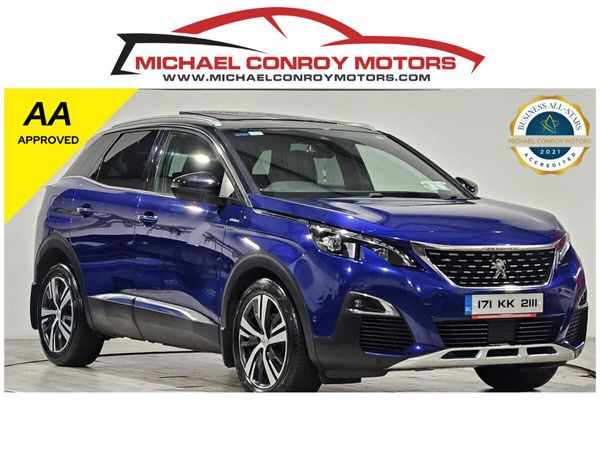 Peugeot 3008 SUV, Diesel, 2017, Blue