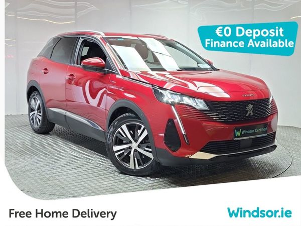 Peugeot 3008 MPV, Petrol Plug-in Hybrid, 2022, Red
