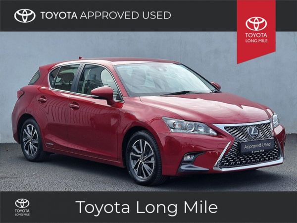 Lexus CT Hatchback, Petrol Hybrid, 2019, Red