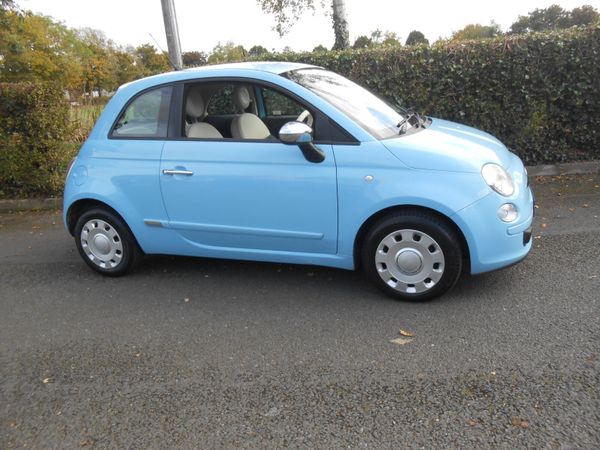 Fiat 500 Hatchback, Petrol, 2012, Blue