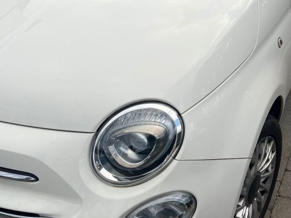 Fiat 500 Hatchback, Petrol, 2018, White