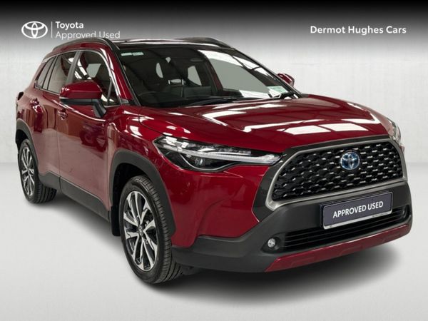 Toyota Corolla Cross SUV, Petrol Hybrid, 2023, Red