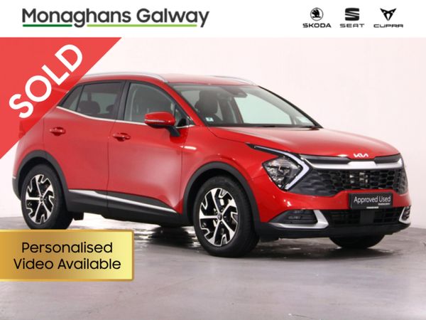 Kia Sportage MPV, Diesel Hybrid, 2022, Red