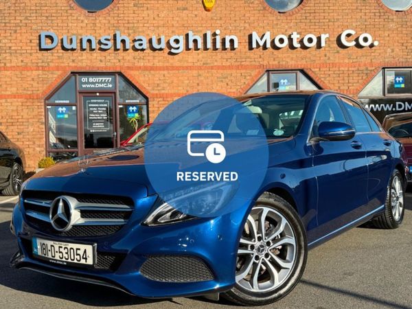 Mercedes-Benz C-Class Saloon, Petrol, 2018, Blue