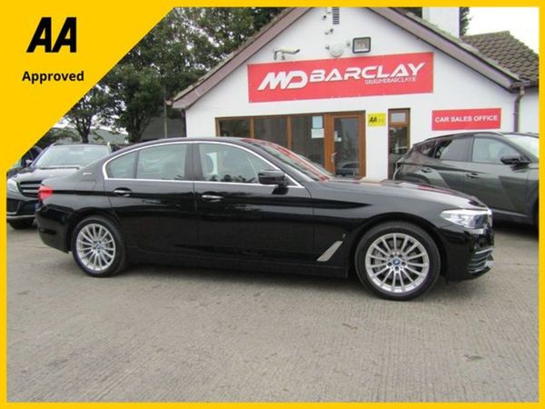 BMW 5-Series Saloon, Hybrid, 2018, Black