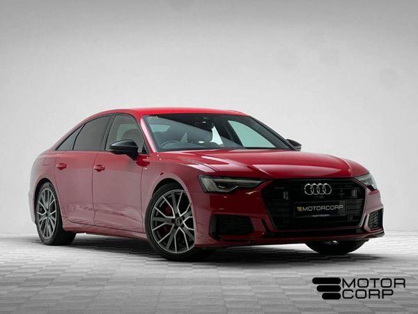 Audi A6 Saloon, Petrol Plug-in Hybrid, 2022, Red