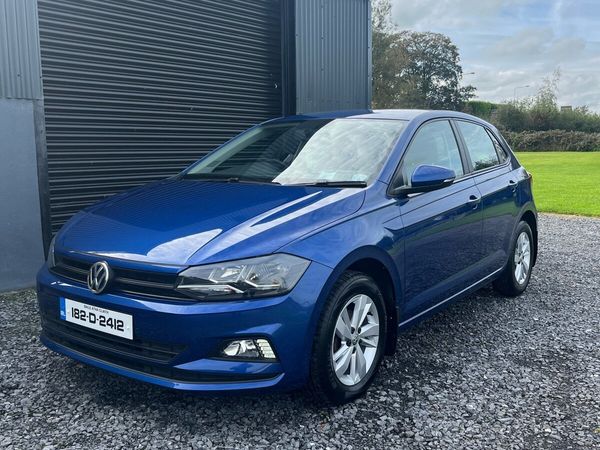 Volkswagen Polo Hatchback, Petrol, 2018, Blue