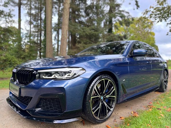 BMW 5-Series Saloon, Diesel, 2021, Blue