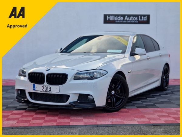BMW 5-Series Saloon, Diesel, 2013, White