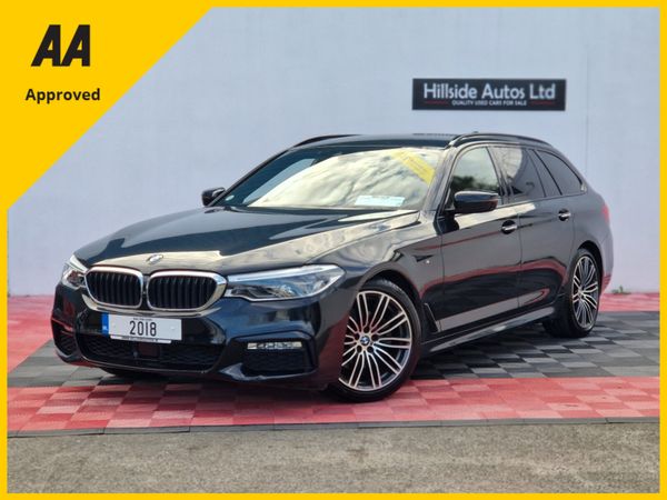 BMW 5-Series Estate, Diesel, 2018, Black