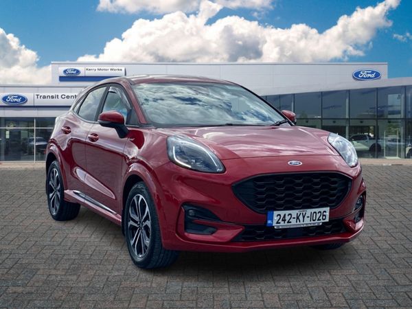 Ford Puma MPV, Petrol Hybrid, 2024, Red
