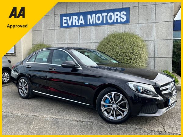 Mercedes-Benz C-Class Saloon, Petrol Plug-in Hybrid, 2017, Black