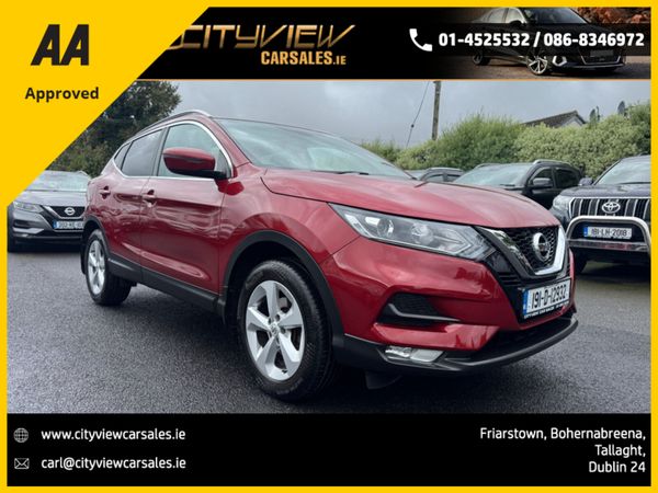 Nissan Qashqai MPV, Petrol, 2019, Red
